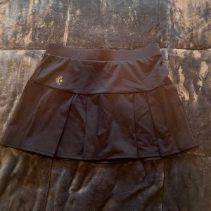 Black athletic skirt